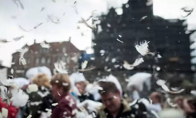 国际“枕头大战”场面残暴中国网友申请荞麦枕头参战！